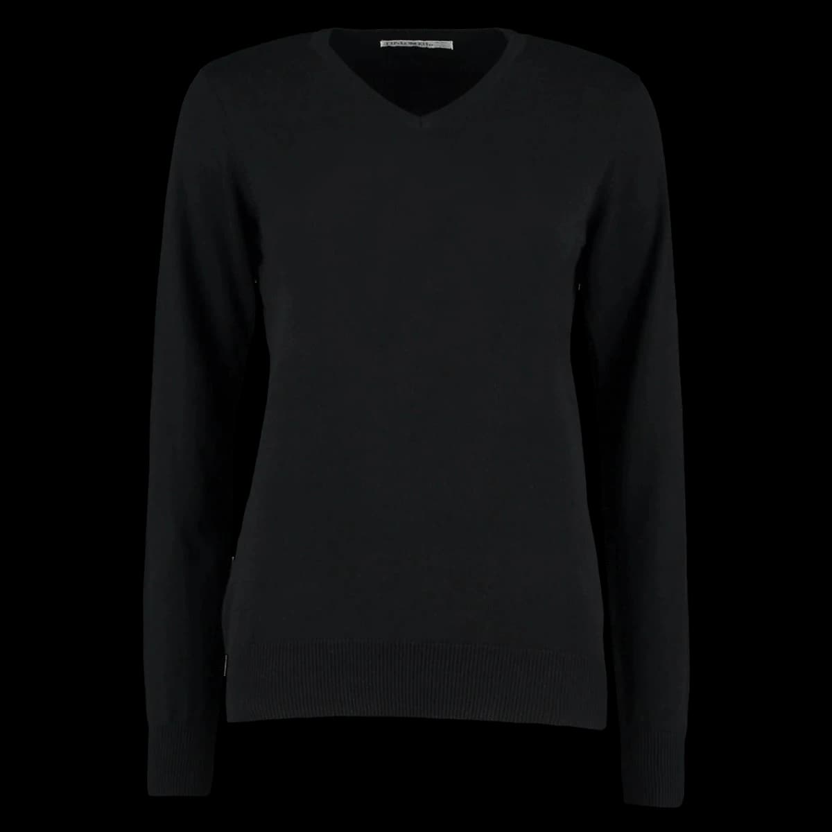 Kustom Kit Ladies Arundel Cotton Acrylic V Neck Sweater — front