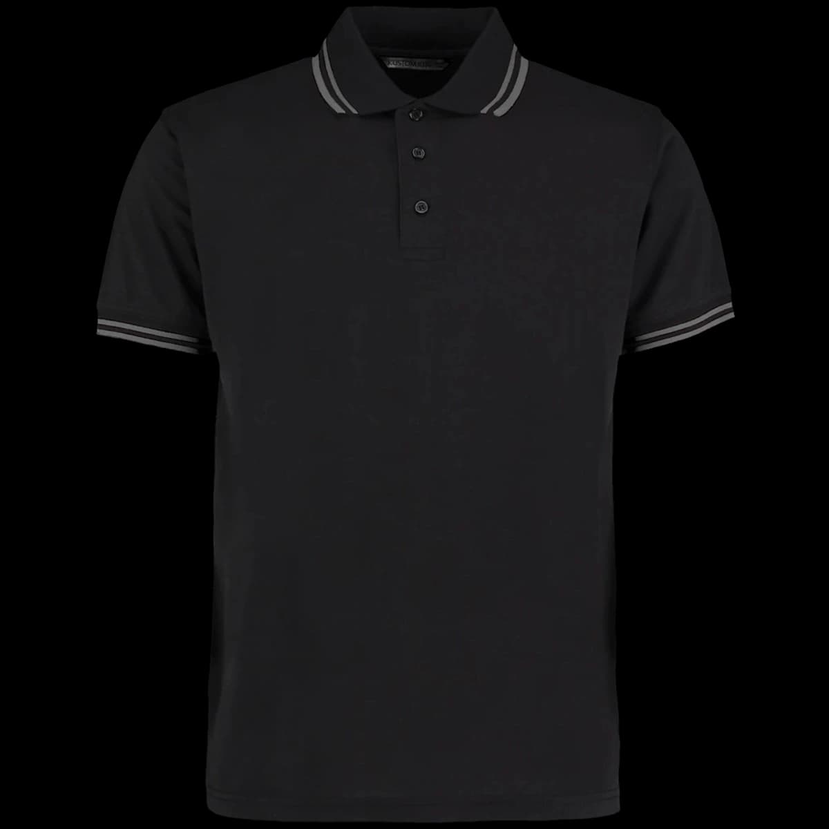 Kustom Kit Contrast Tipped Poly/Cotton Piqué Polo Shirt — front