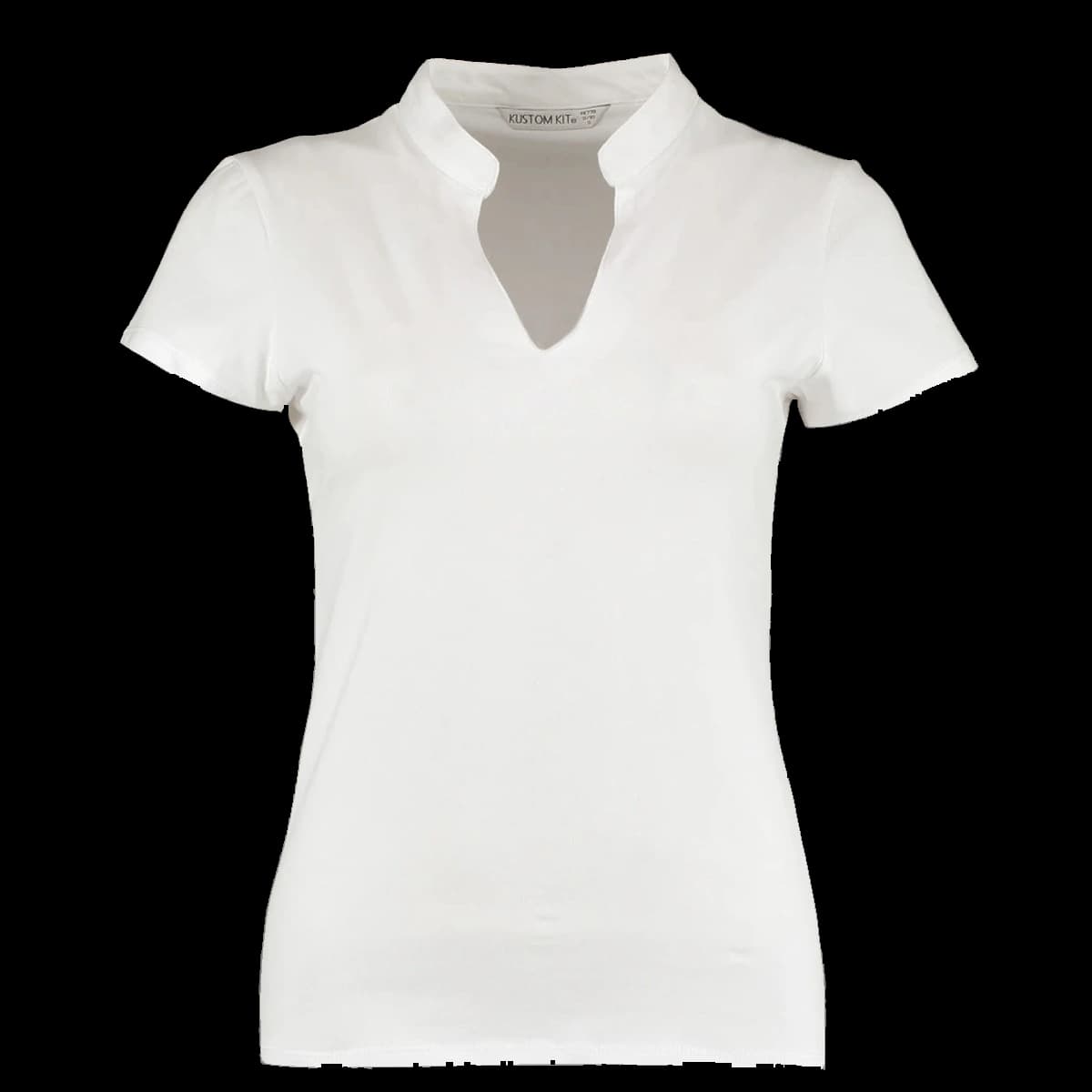 Kustom Kit Ladies V Neck Corporate Top — front