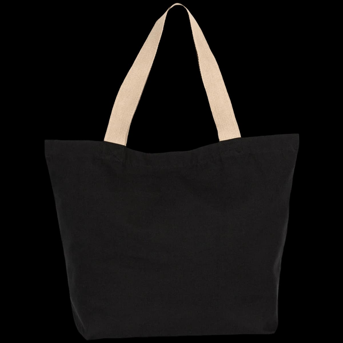 Kimood Large Recycled Flat-Bottom Shopping Bag — front