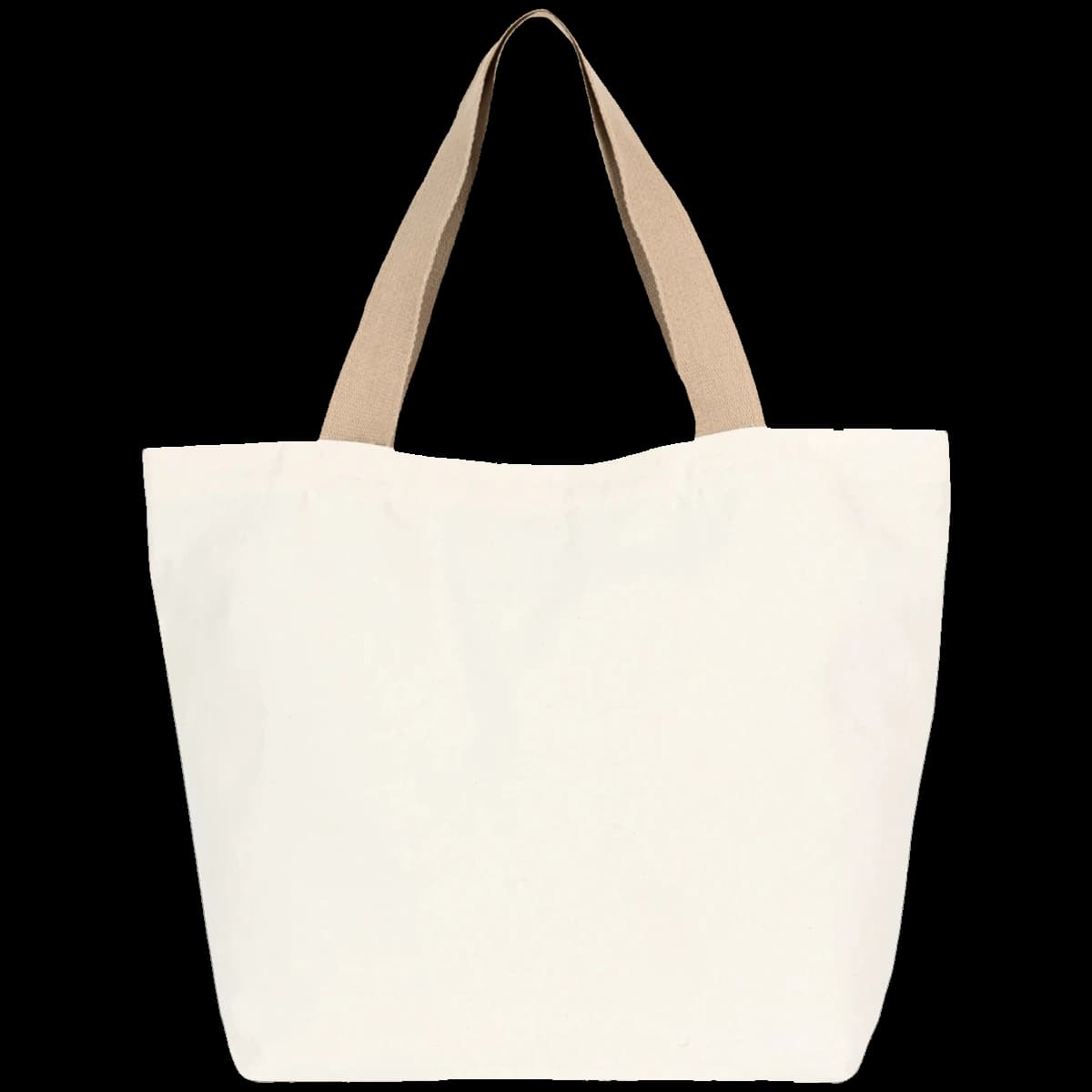 Kimood Large Recycled Flat-Bottom Shopping Bag — front