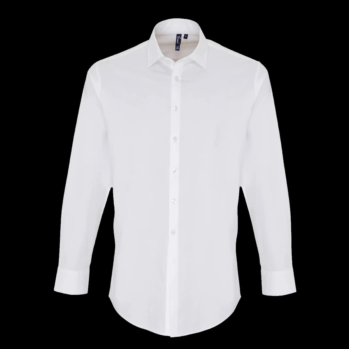 Premier Long Sleeve Stretch Fit Poplin Shirt — front