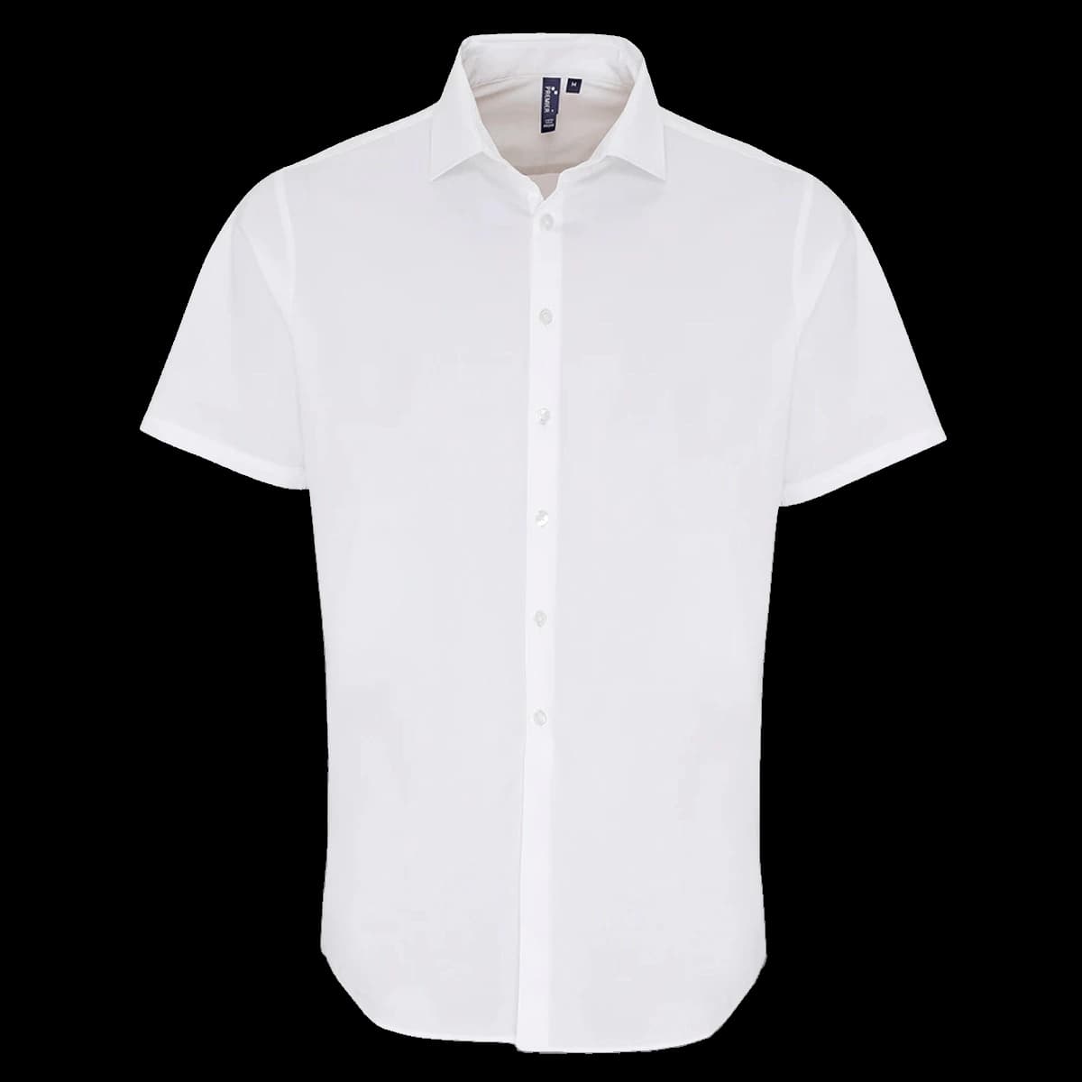 Premier Short Sleeve Stretch Fit Poplin Shirt — front