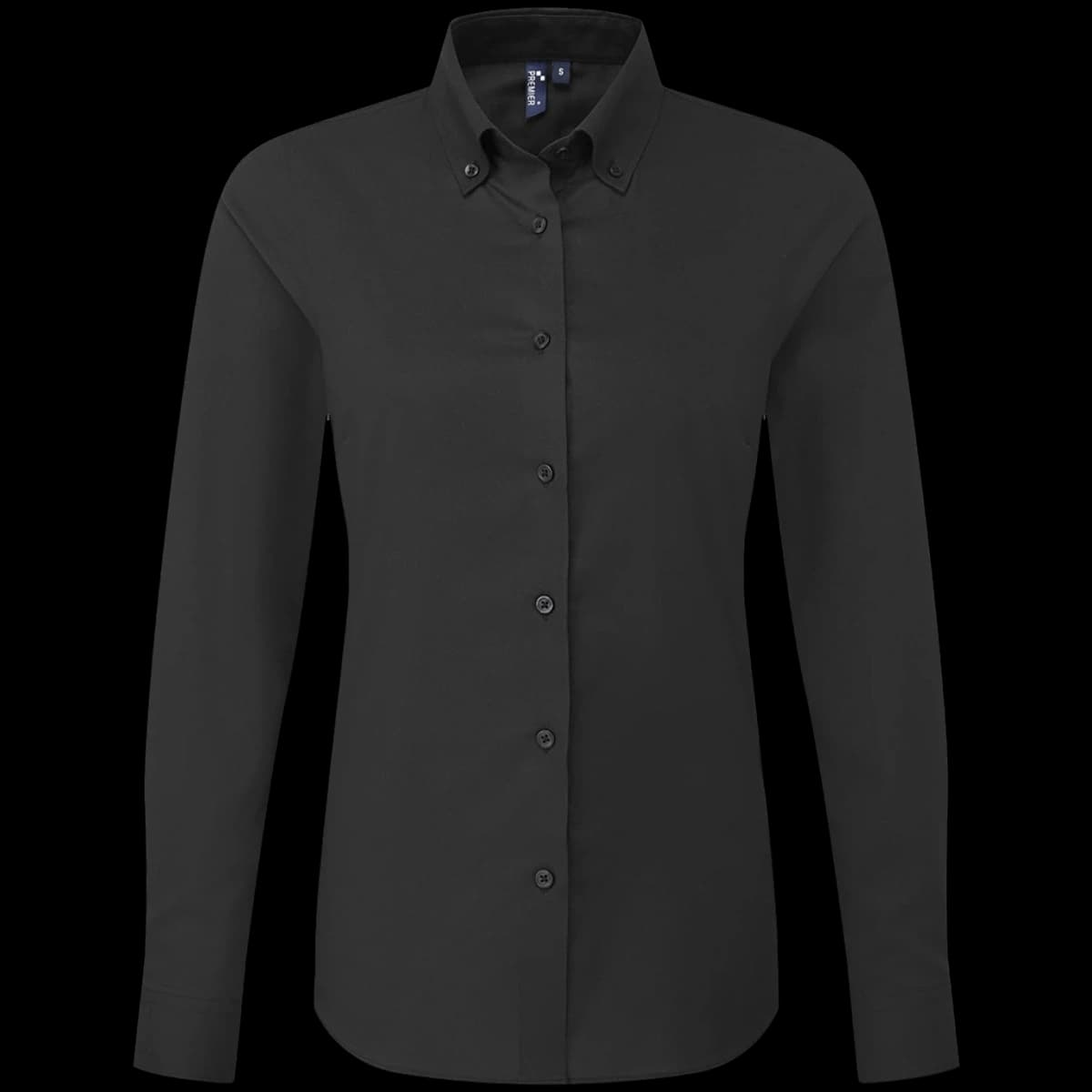 Premier Ladies Supreme Long Sleeve Oxford Shirt — front
