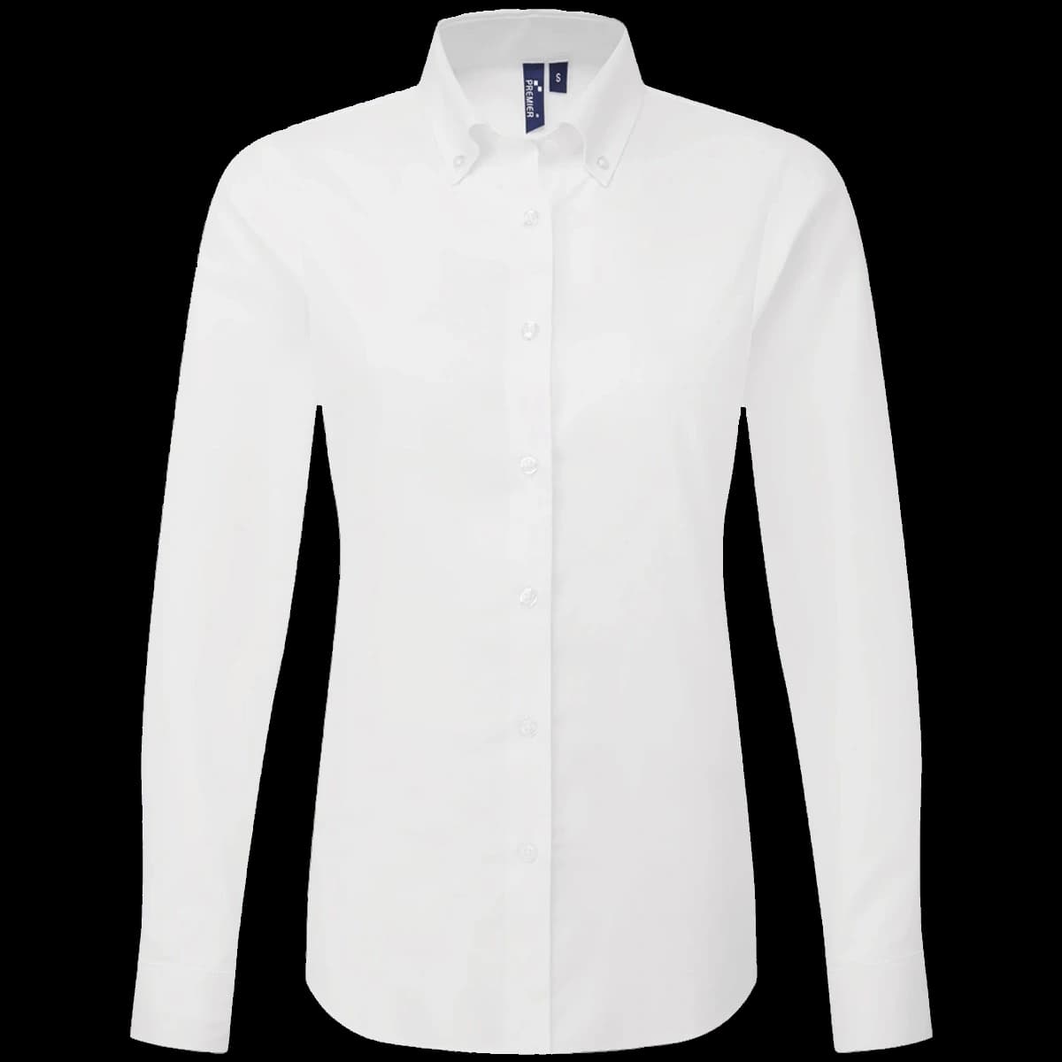 Premier Ladies Supreme Long Sleeve Oxford Shirt — front