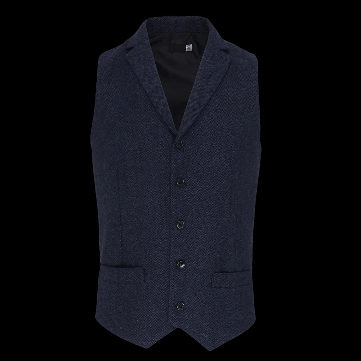Premier Herringbone Waistcoat — front