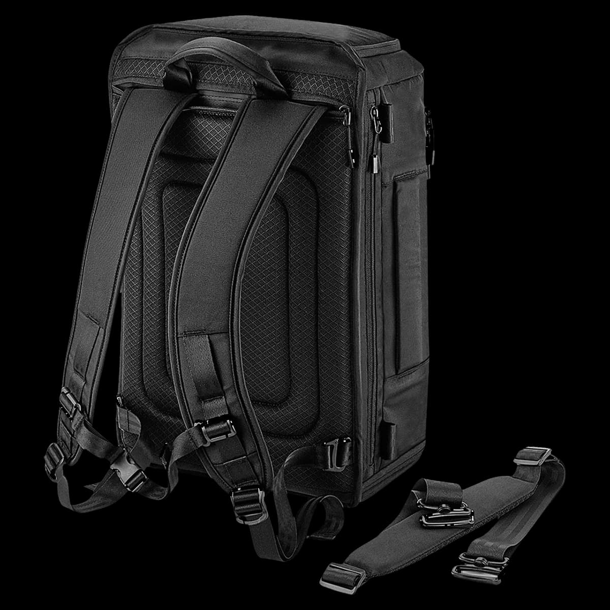 Quadra Pitch Black 72 Hour Weekender — back