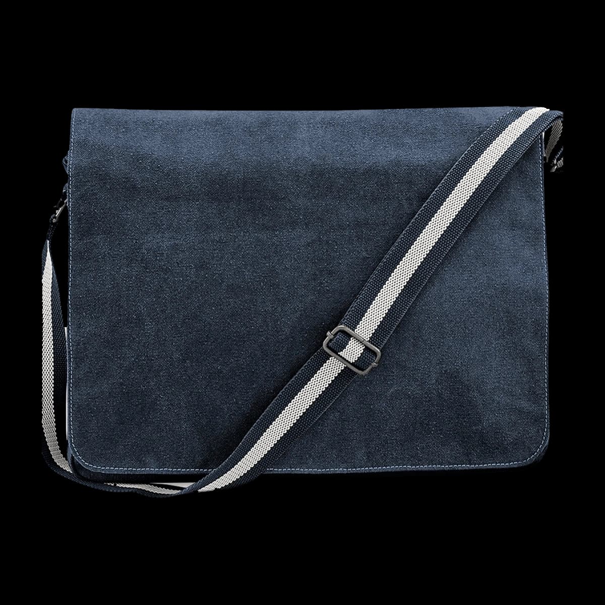 Quadra Vintage Canvas Despatch Bag — front