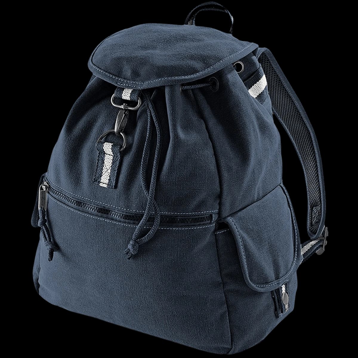 Quadra Vintage Canvas Backpack — front