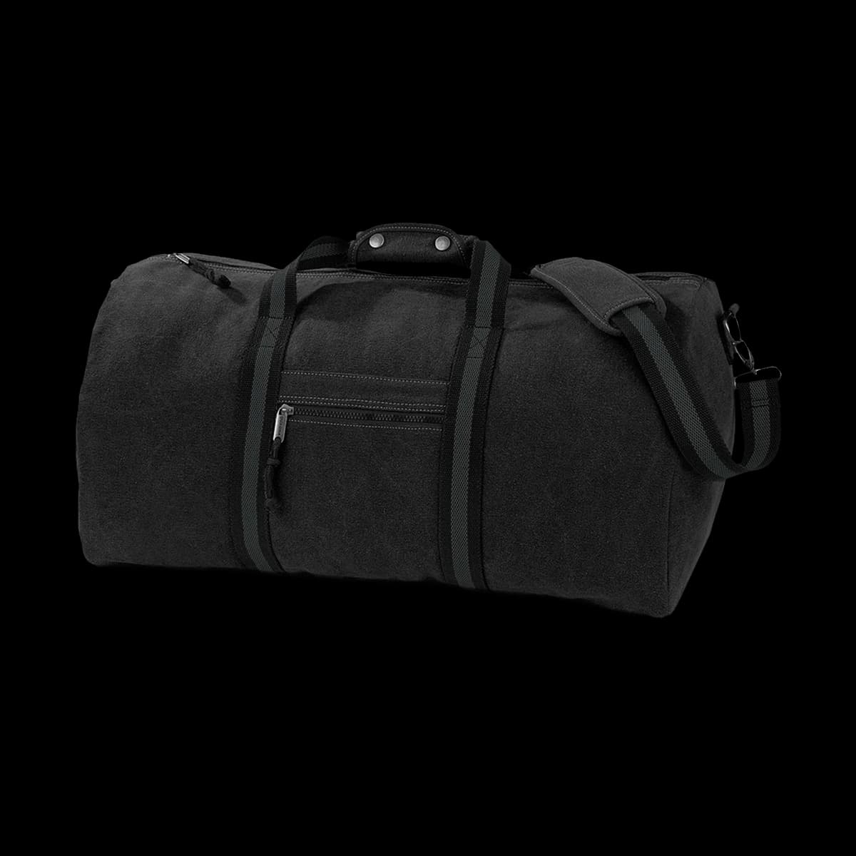 Quadra Vintage Canvas Holdall — front