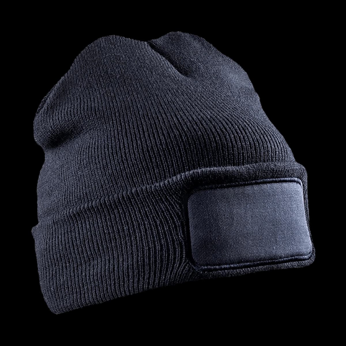 Result Recycled Double Knit Printers Beanie — front