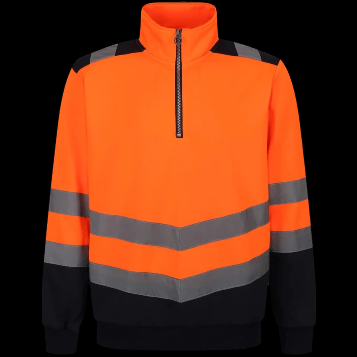 Regatta High Visibility Pro 1/4 Zip Sweatshirt — front