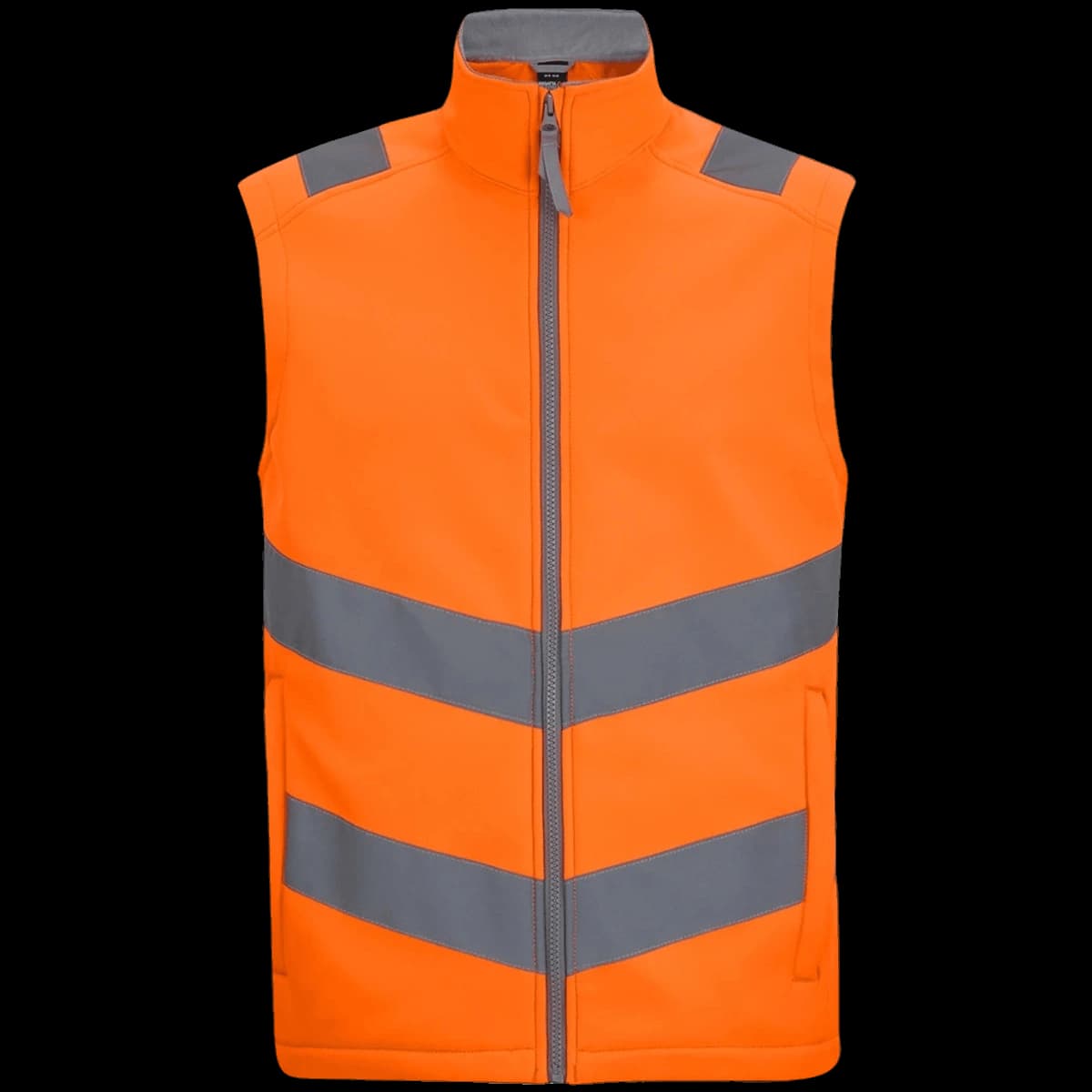 Regatta High Visibility Pro Contract Ablaze Soft Shell Bodywarmer — front