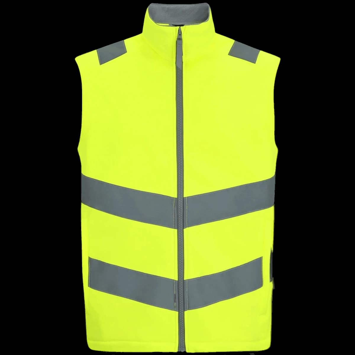 Regatta High Visibility Pro Contract Ablaze Soft Shell Bodywarmer — front