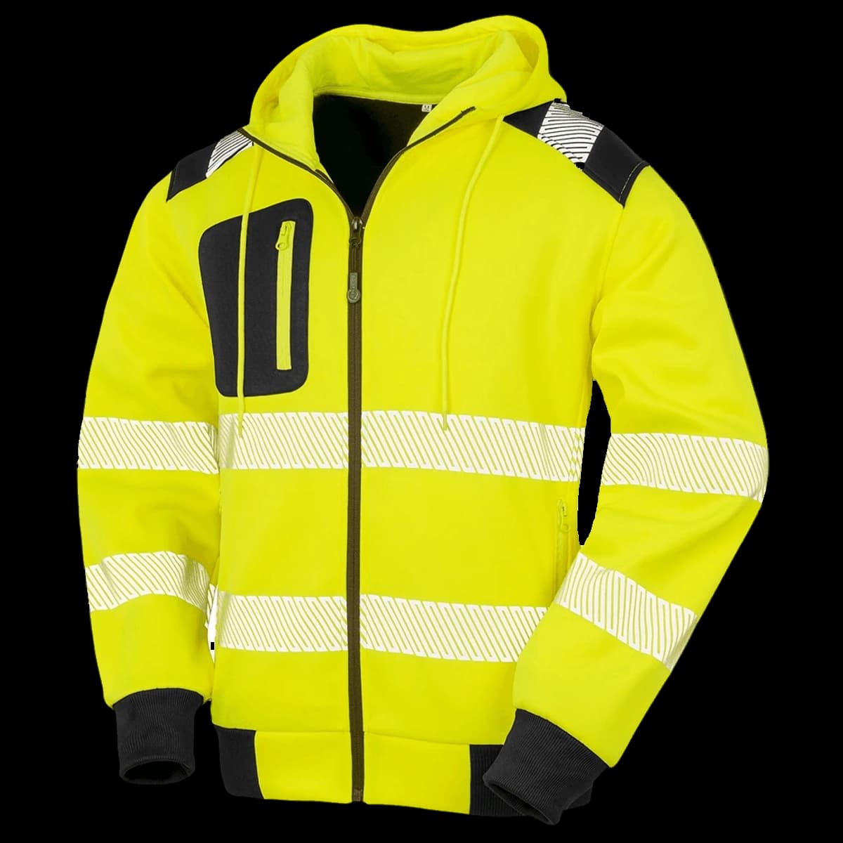 Result Recycled Safety Zip Hoodie — front