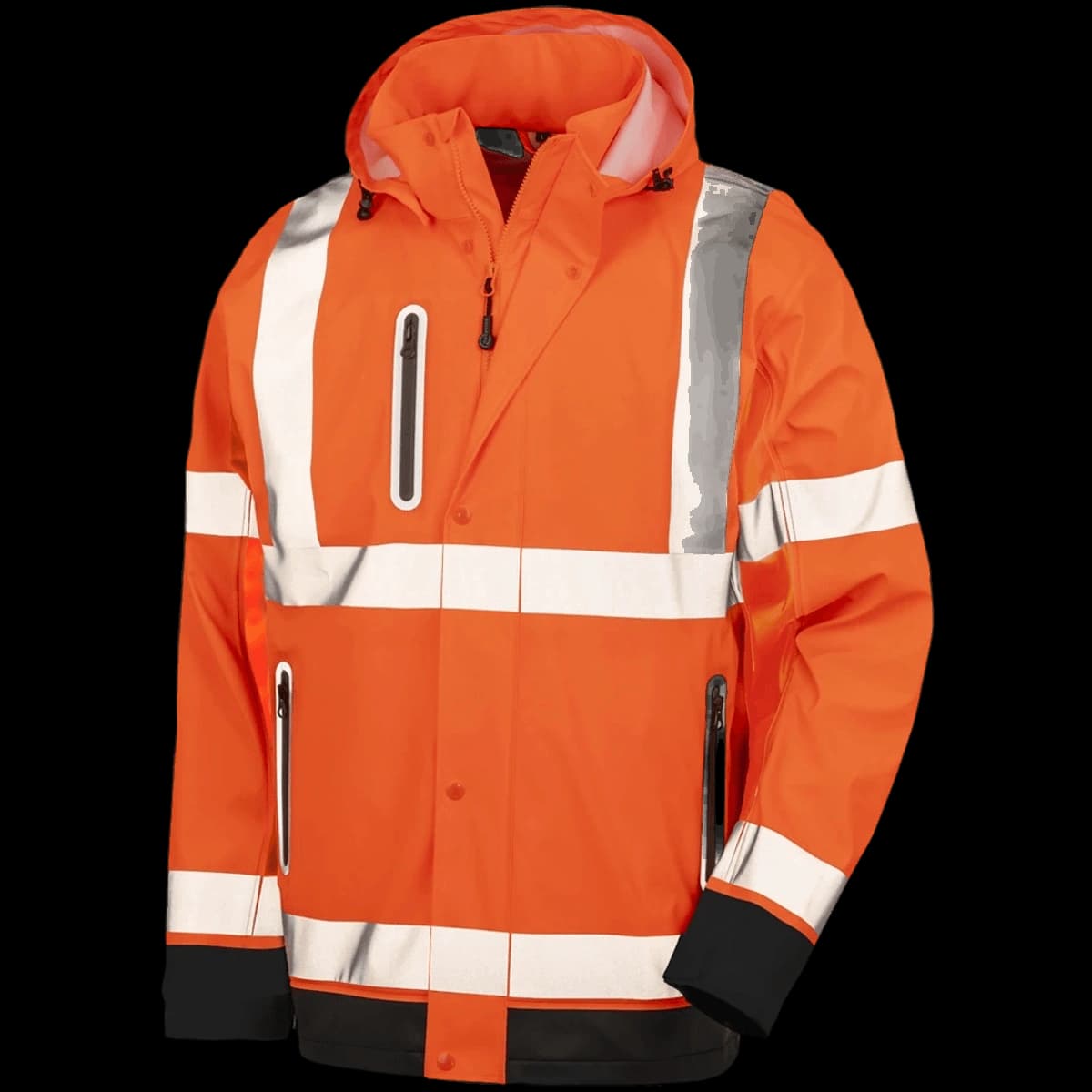 Result Recycled Heavy Duty Prism PU Safe and Dry Jacket — front