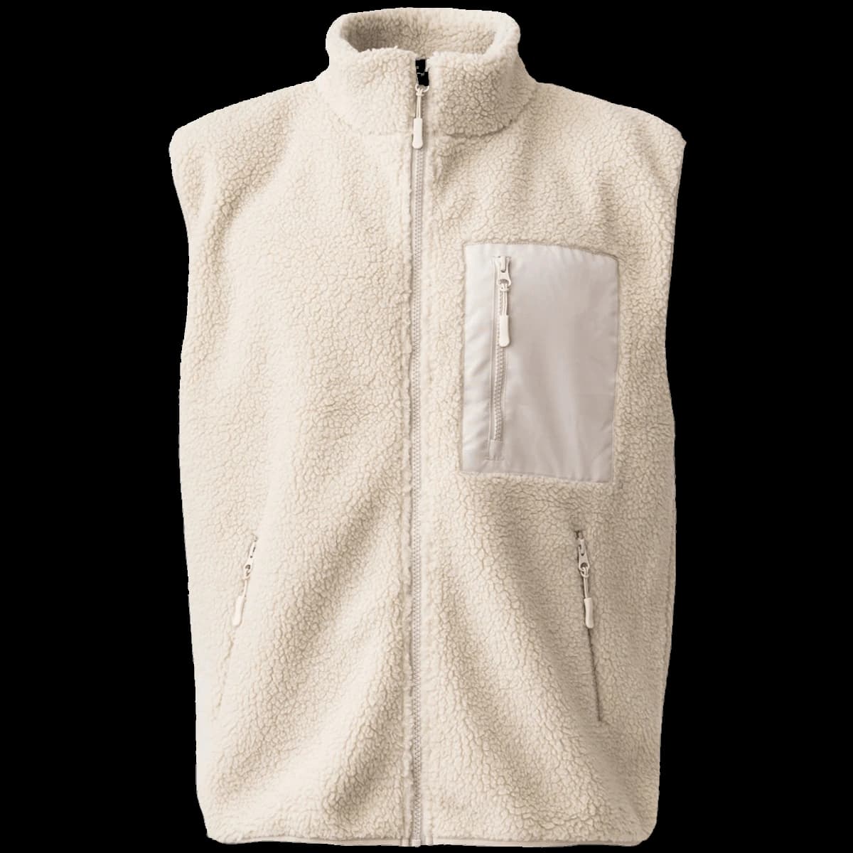 Ravine Unisex Borg Fleece Gilet — front