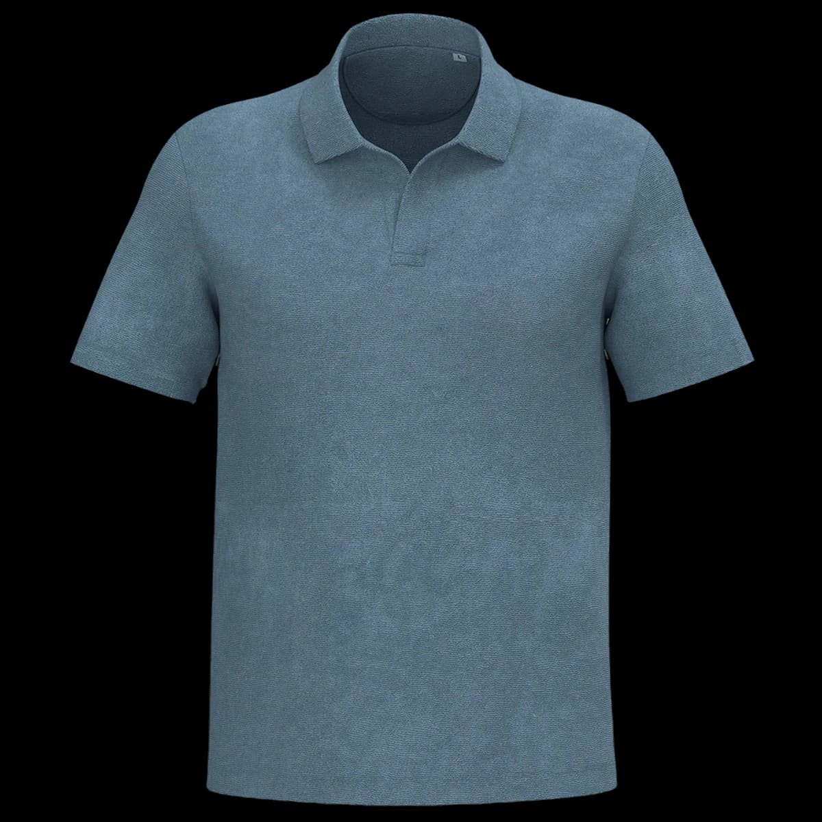 Spasso Terry Towel Polo Shirt — front