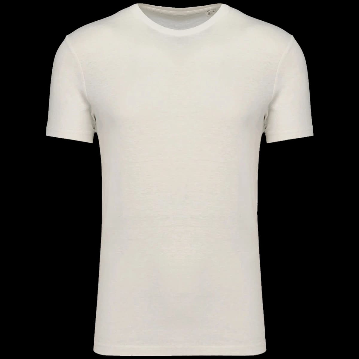 Spasso Unisex Organic Cotton Linen Blend T-Shirt — front