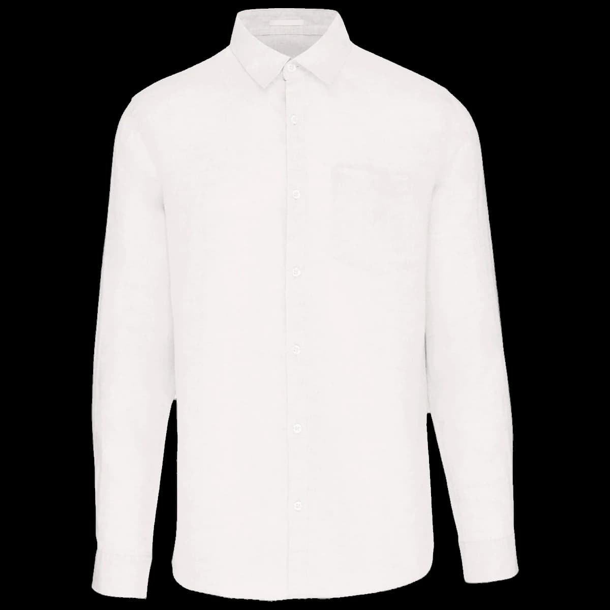 Spasso Long Sleeve Linen Shirt — front