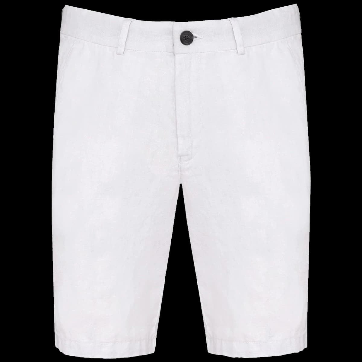 Spasso Linen Bermuda Shorts — front
