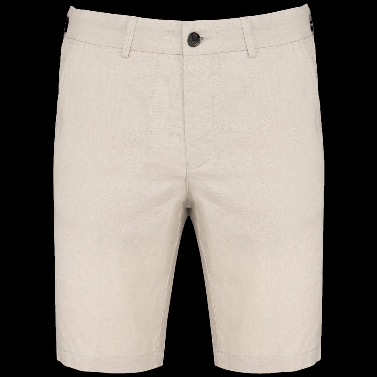 Spasso Linen Bermuda Shorts — front