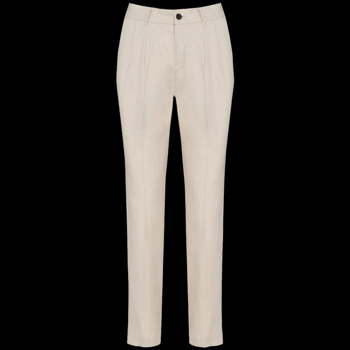 Spasso Ladies Linen Trousers — front