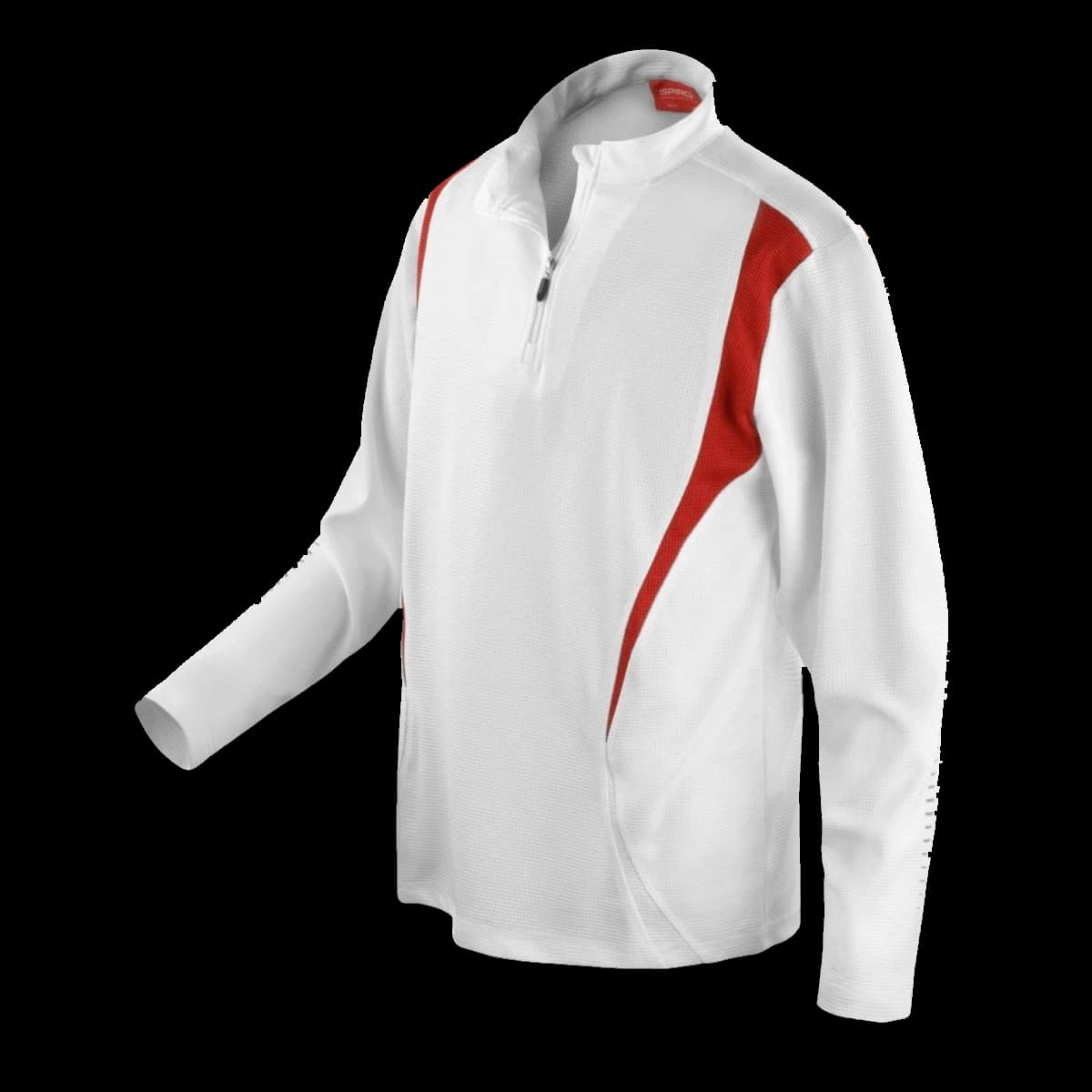 Spiro Unisex Zip Neck Trial Training Top — front