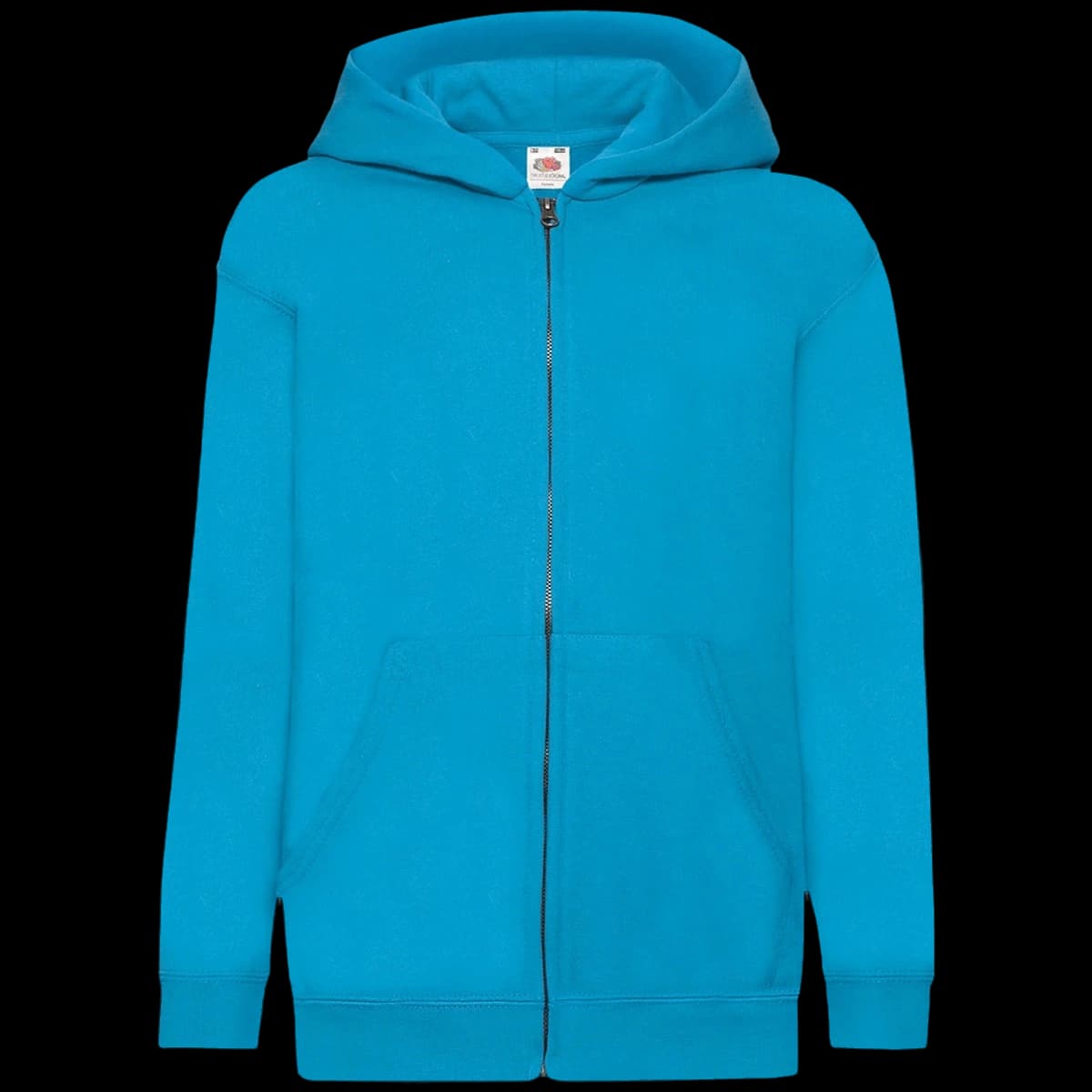 Fruit of the Loom Kids Classic Zip Hooded Sweatshirt — front