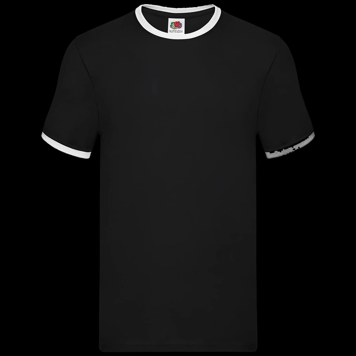 Fruit of the Loom Contrast Ringer T-Shirt — front