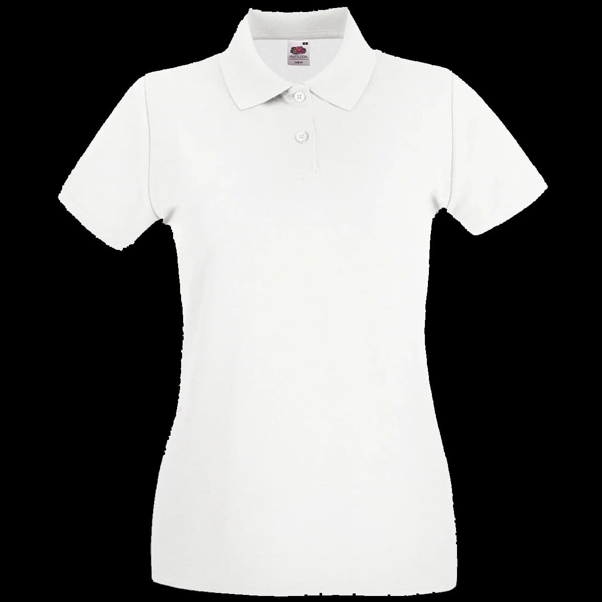 Fruit of the Loom Lady-Fit Premium Cotton Piqué Polo Shirt — front