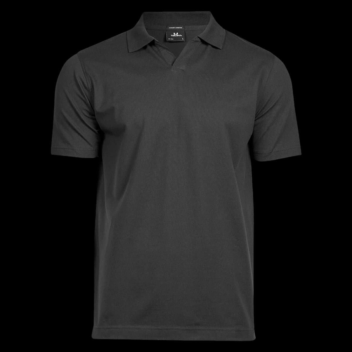 Tee Jays Luxury Stretch V Neck Polo Shirt — front