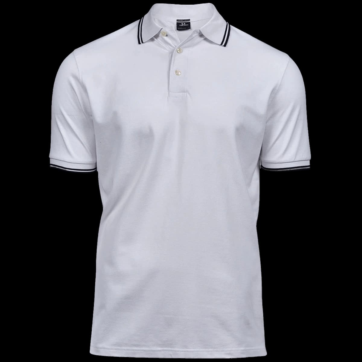 Tee Jays Luxury Stretch Tipped Polo Shirt — front
