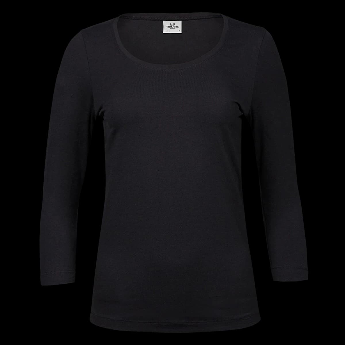 Tee Jays Ladies Stretch 3/4 Sleeve T-Shirt — front