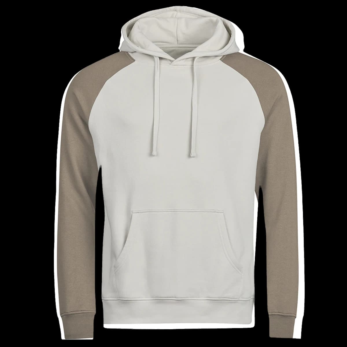 Tee Jays Unlabeled Two-Tone Hooded Sweatshirt — front