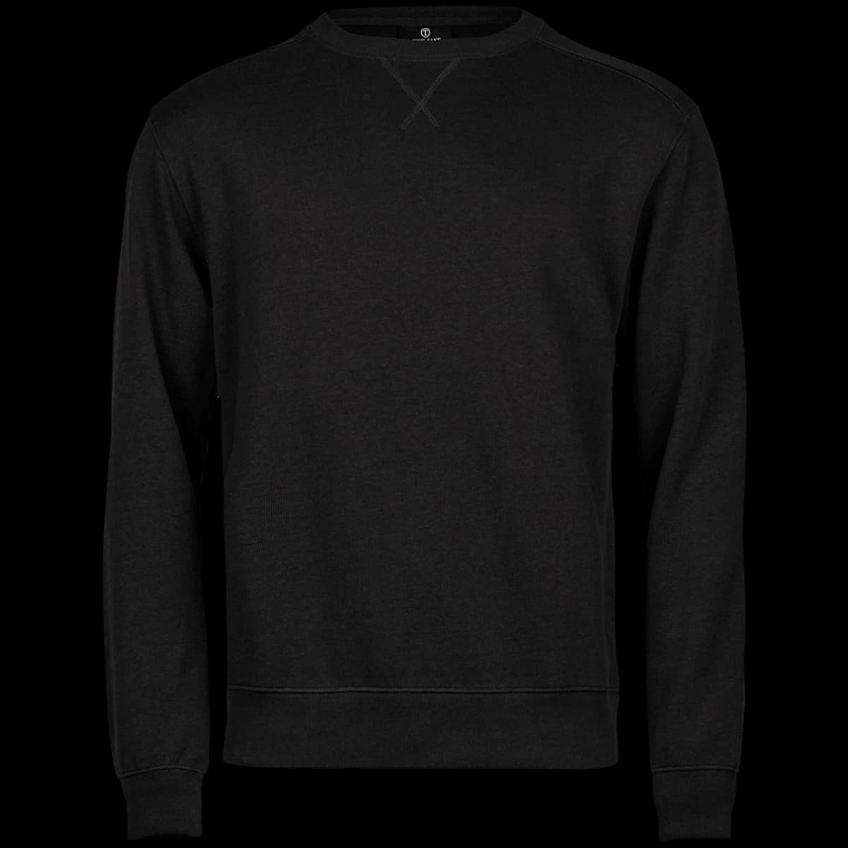 Tee Jays Ribbed Interlock Crew Neck Sweatshirt — front