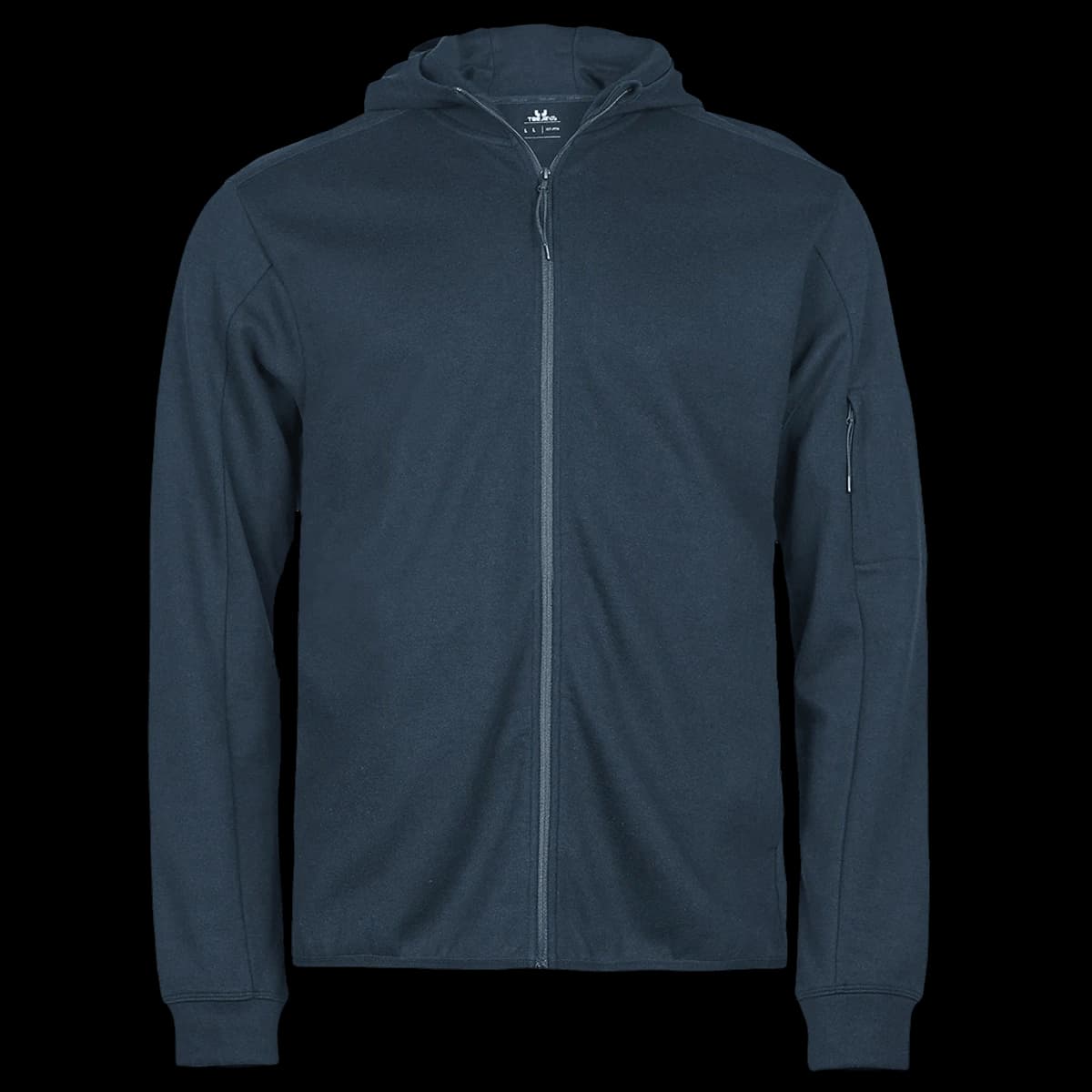 Tee Jays Athletic Hooded Full Zip Sweat Jacket — front