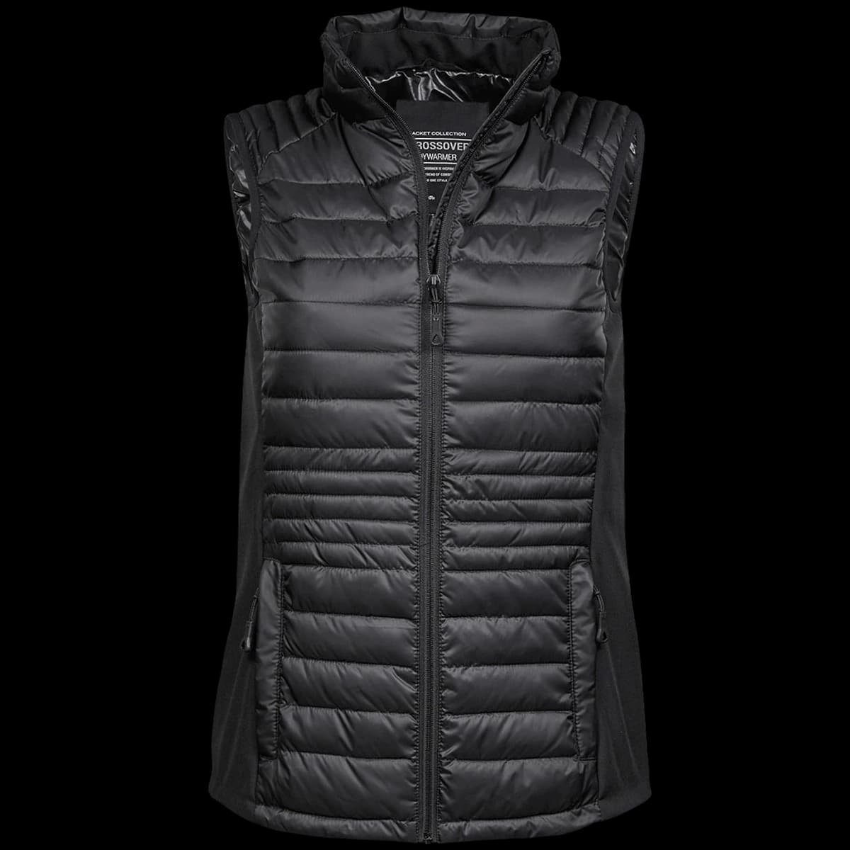 Tee Jays Ladies Crossover Padded Bodywarmer — front