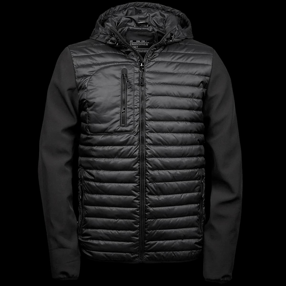Tee Jays Crossover Hooded Jacket — front