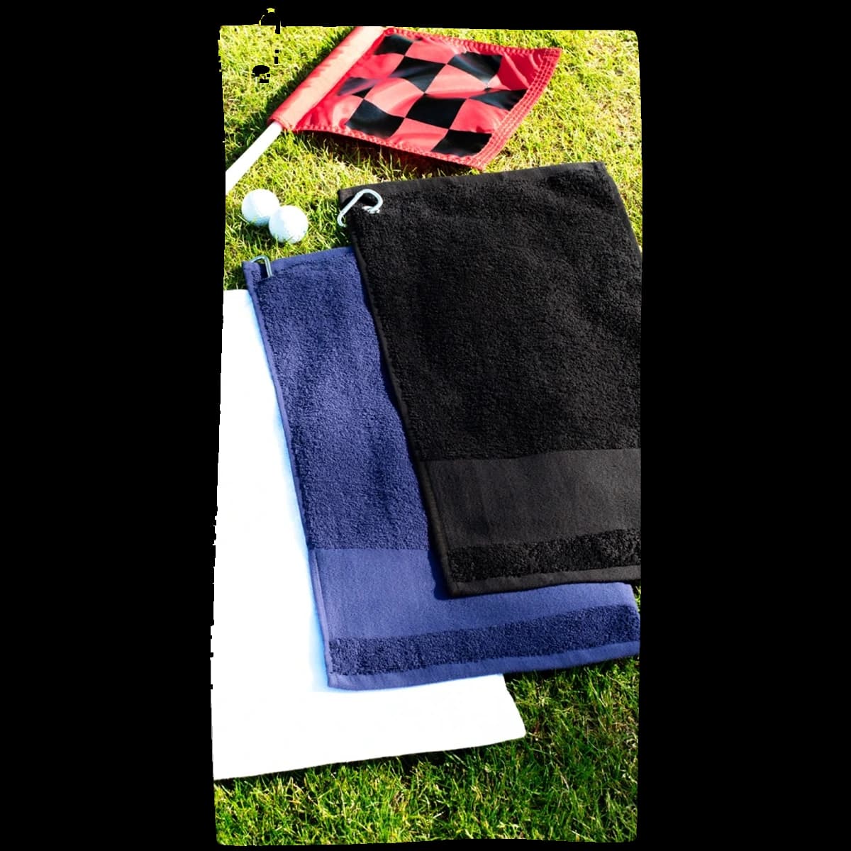 Towel City Printable Border Golf Towel — front