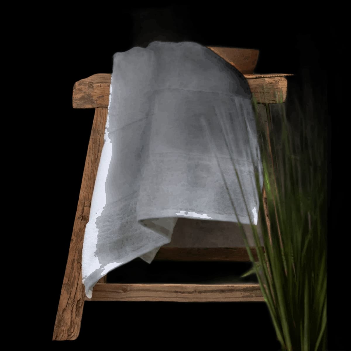 Towel City Organic Printable Border Guest Towel — front