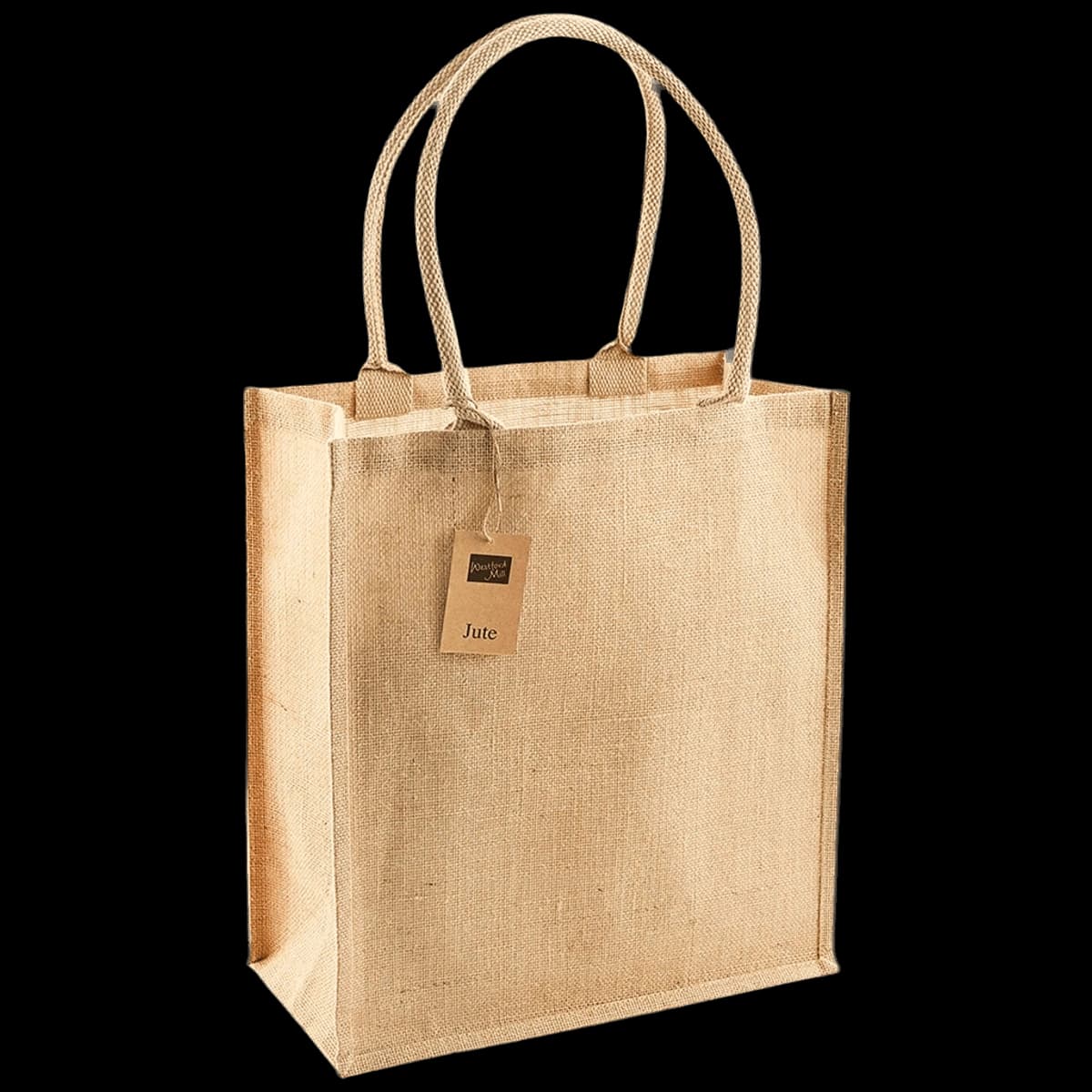 Westford Mill Jute Boutique Shopper — front