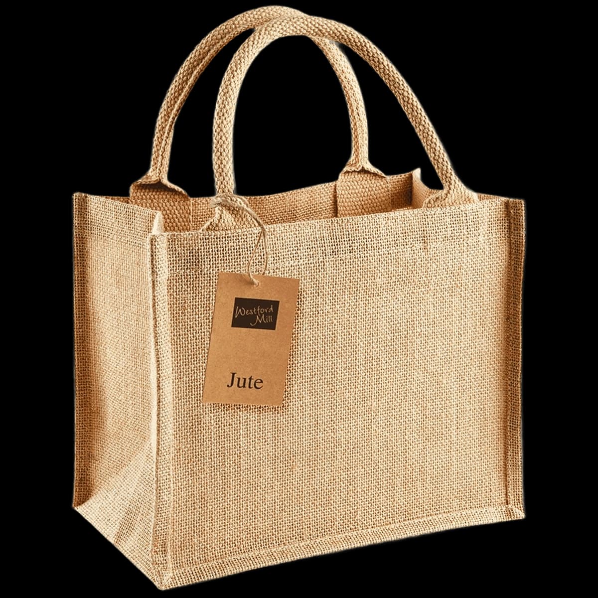 Westford Mill Jute Mini Gift Bag — front