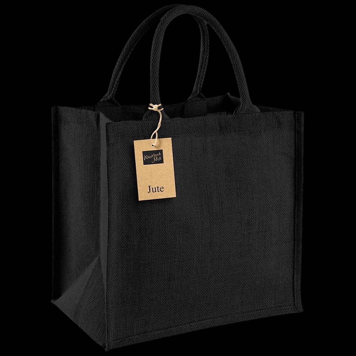 Westford Mill Jute Midi Tote Bag — front