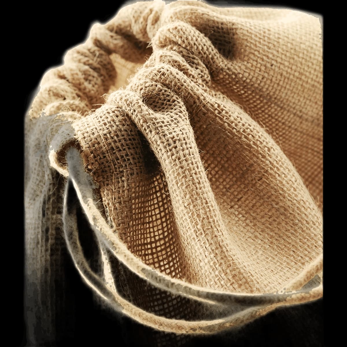 Westford Mill Jute Stuff Bag — detail