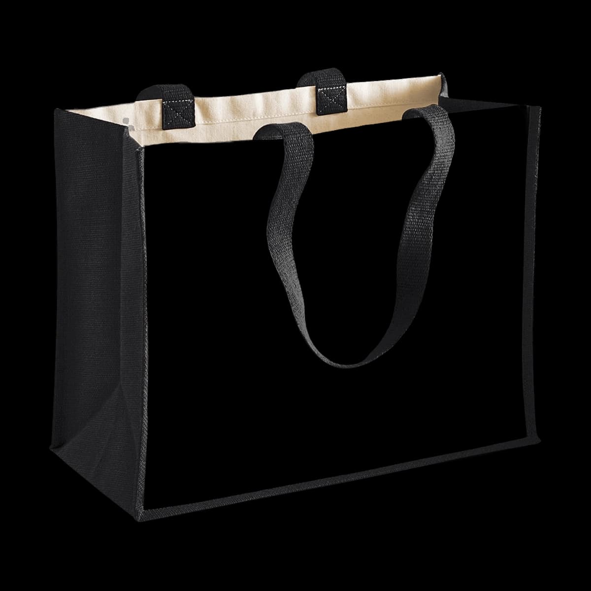 Westford Mill Printers Jute Classic Shopper — front