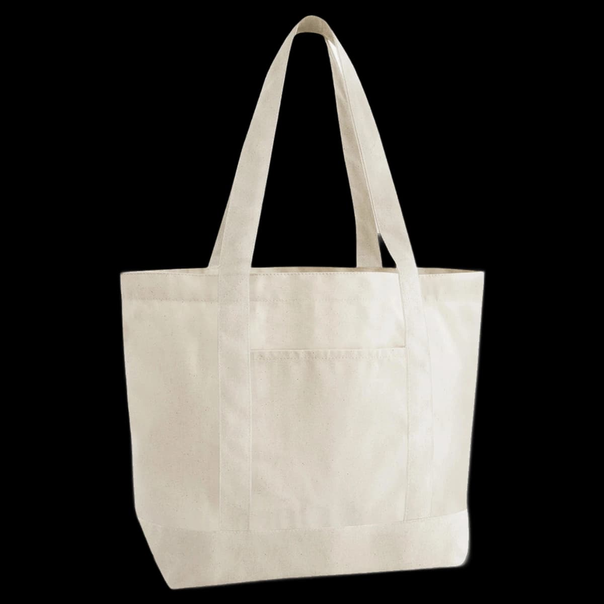 Westford Mill EarthAware® Organic Varsity Shopper — front