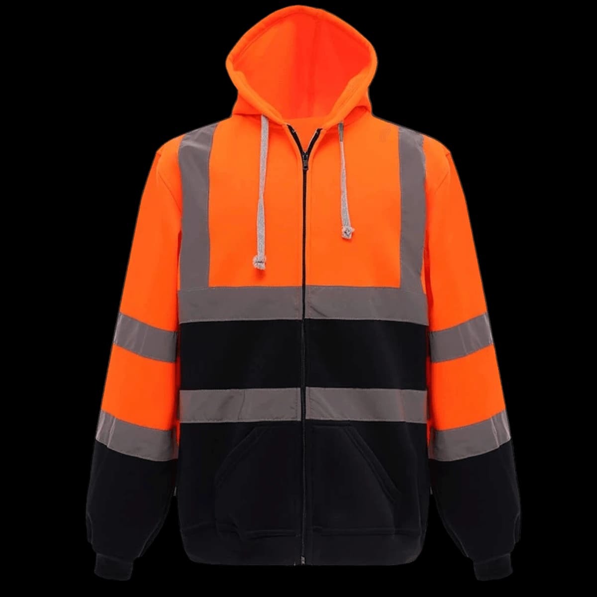 Yoko Hi-Vis Zip Hoodie — front