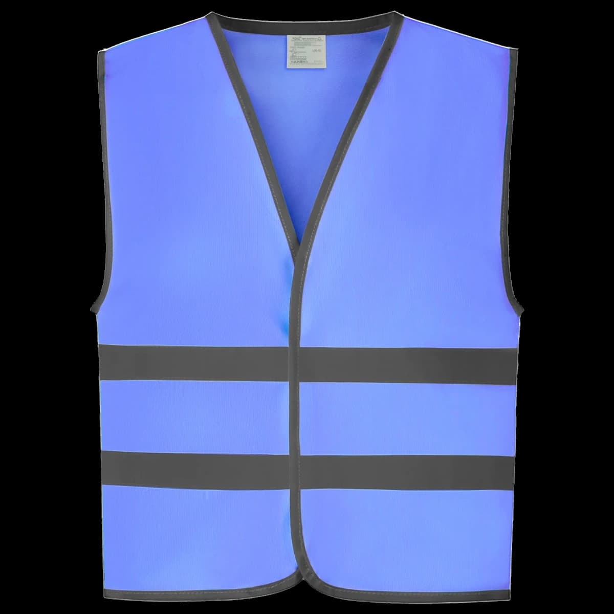 Yoko Kids Hi-Vis Two Band Waistcoat — front