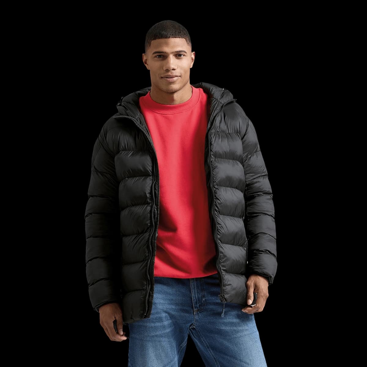 Solitude recycled hooded jacket
